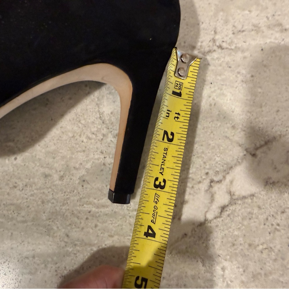 Ann Taylor black suede “shooties” heels never worn - Picture 7 of 7